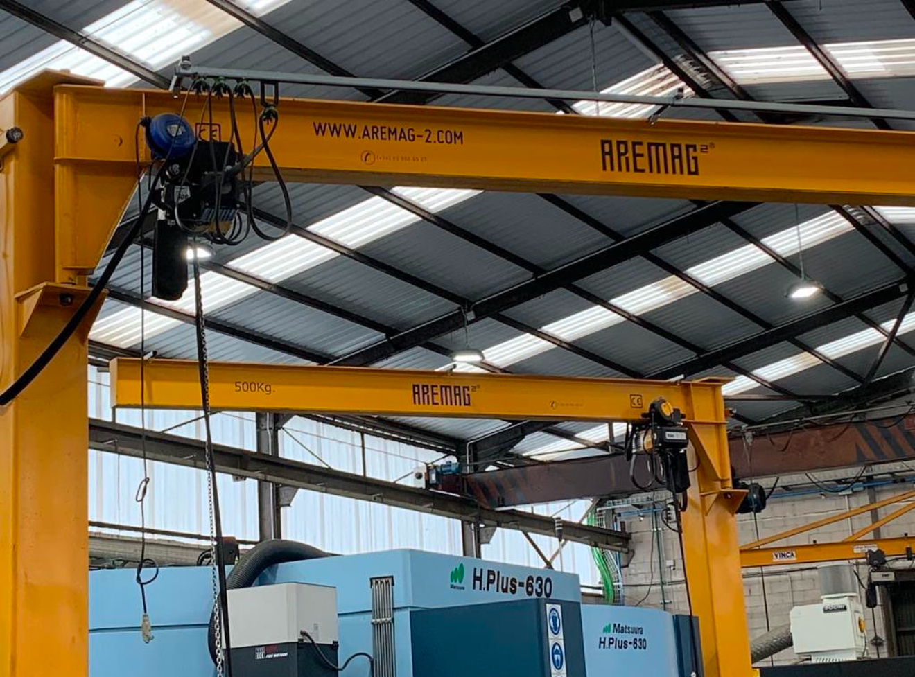 Soluciones de elevación profesional Aremag-2 en operación
